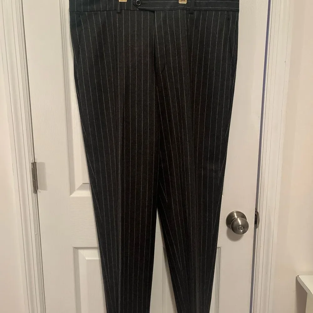S. Cohen Prestige Vitale Barberis Canonico Wool Pinstripe Blazer Sport Coat 42R